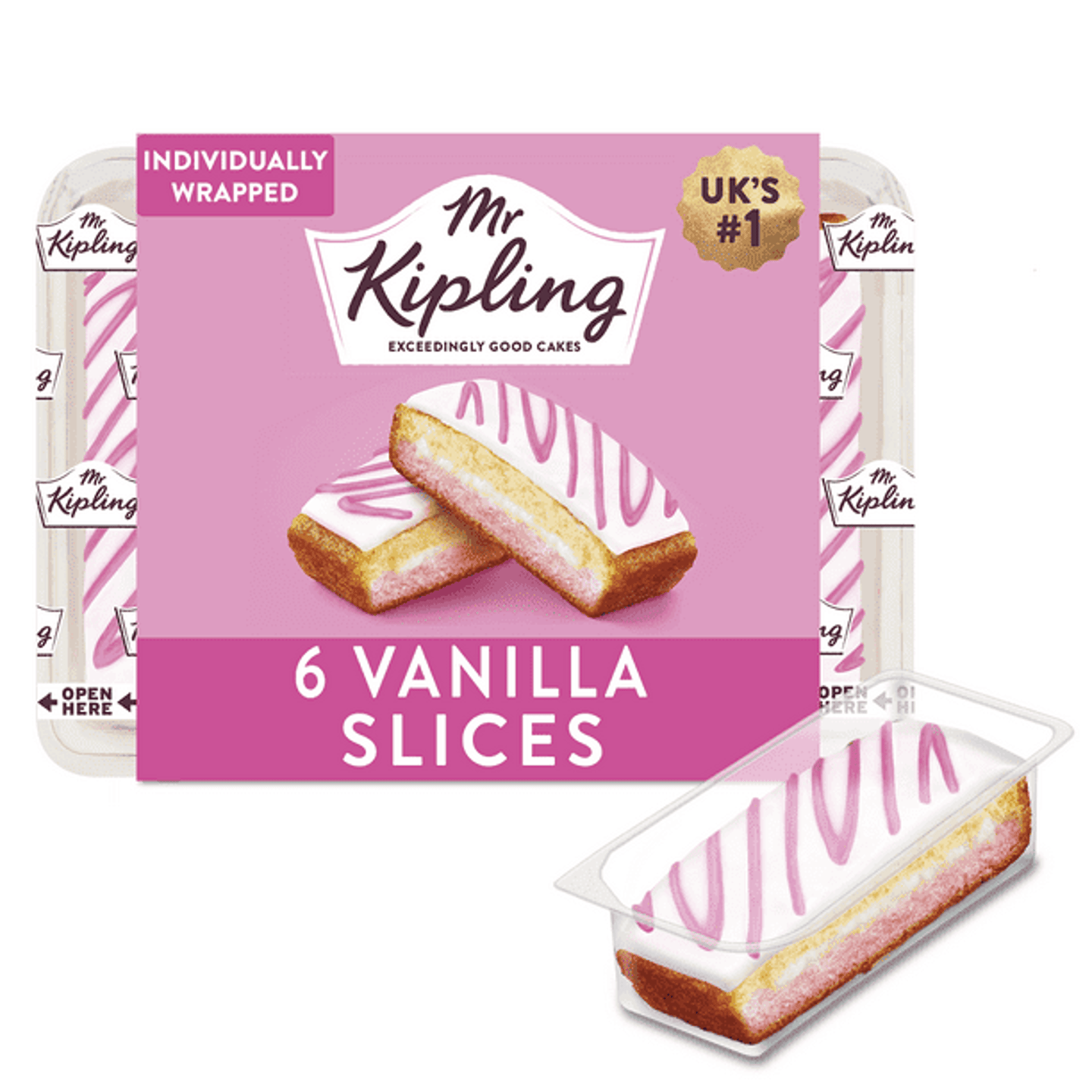Mr Kipling Vanilla Sponge Cake Slices