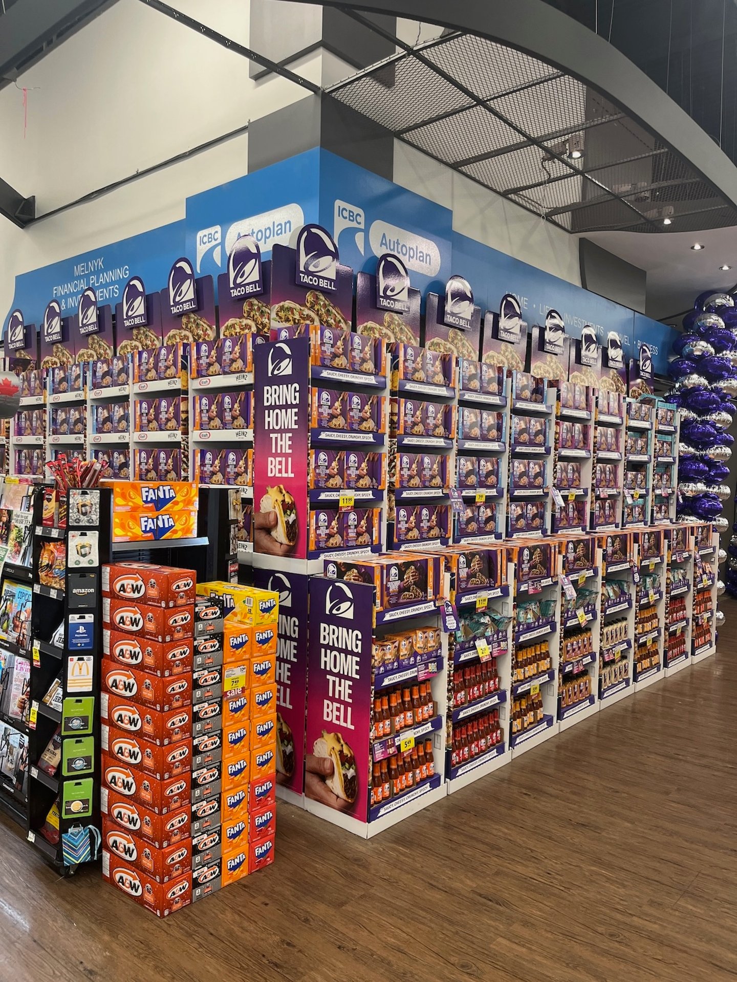 First to marke large surface