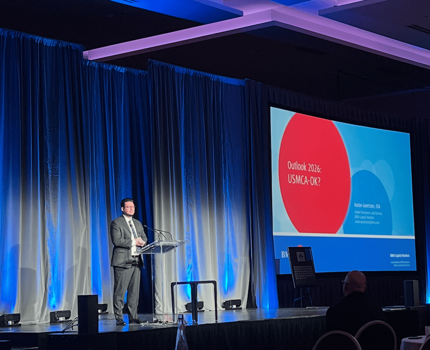 Aaron Goertzen presents at GIC 2025