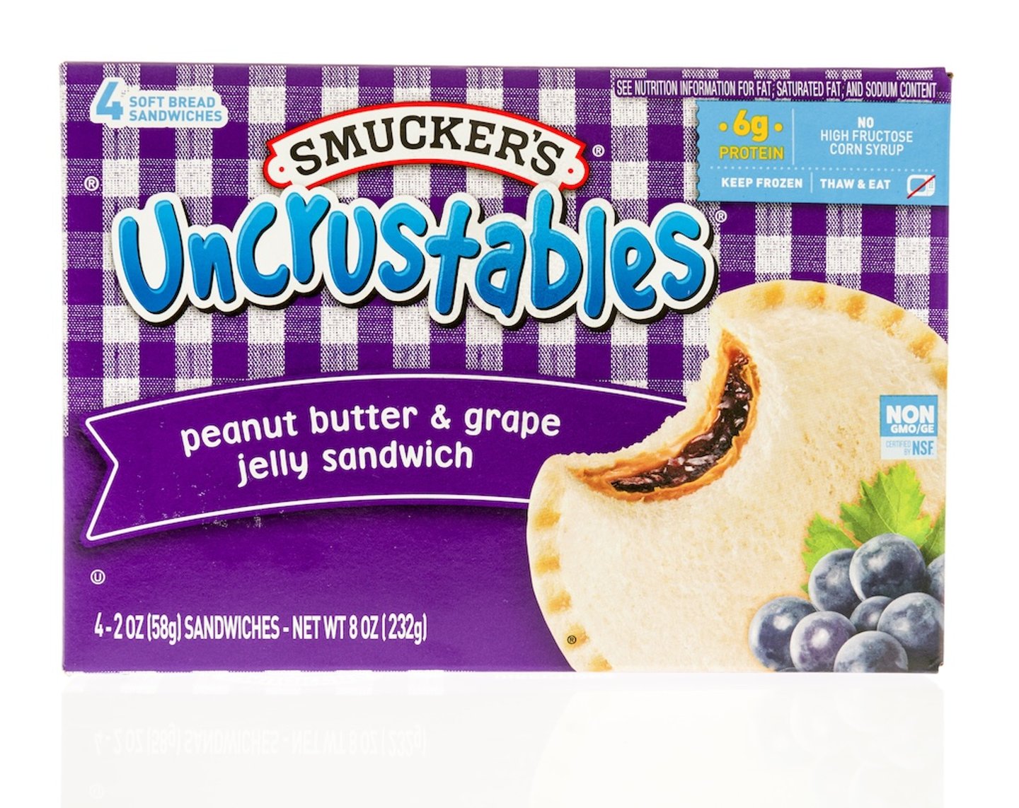 A box of Smucker's Uncrustables