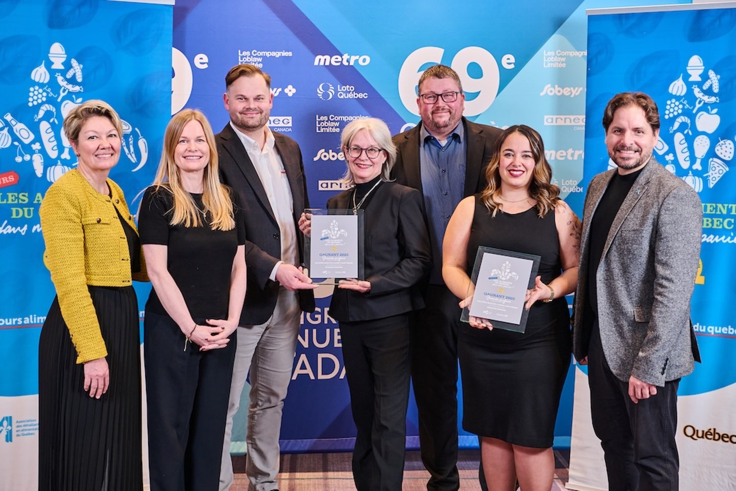 Quebec Food Retailers Association award winners