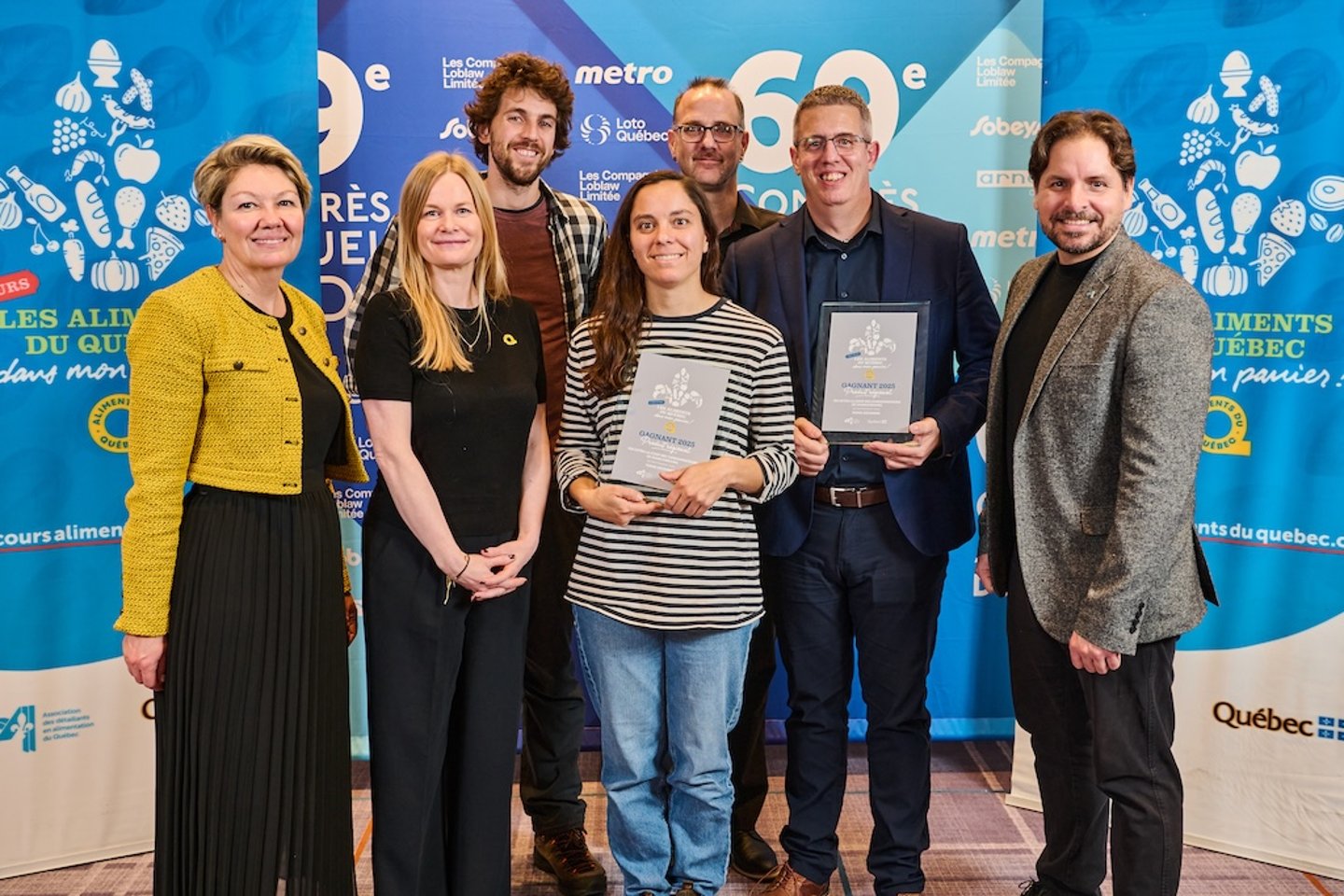 Quebec Food Retailers Association award winners