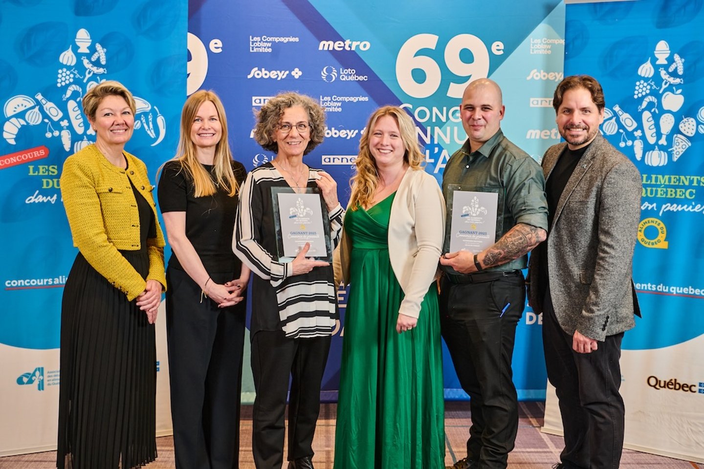 Quebec Food Retailers Association award winners