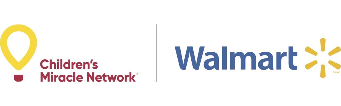 Walmart Canada and Children's Miracle Network logos