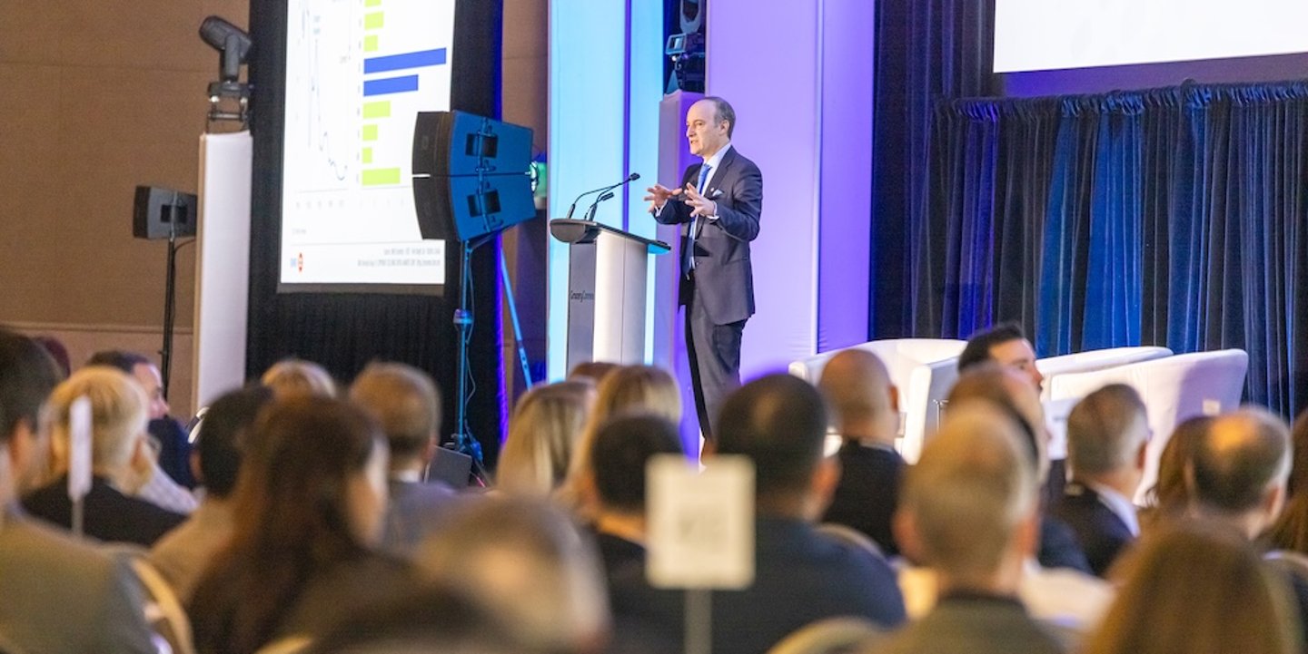 Douglas Porter, chief economist and managing director, BMO, presents at GroceryConnex in Toronto