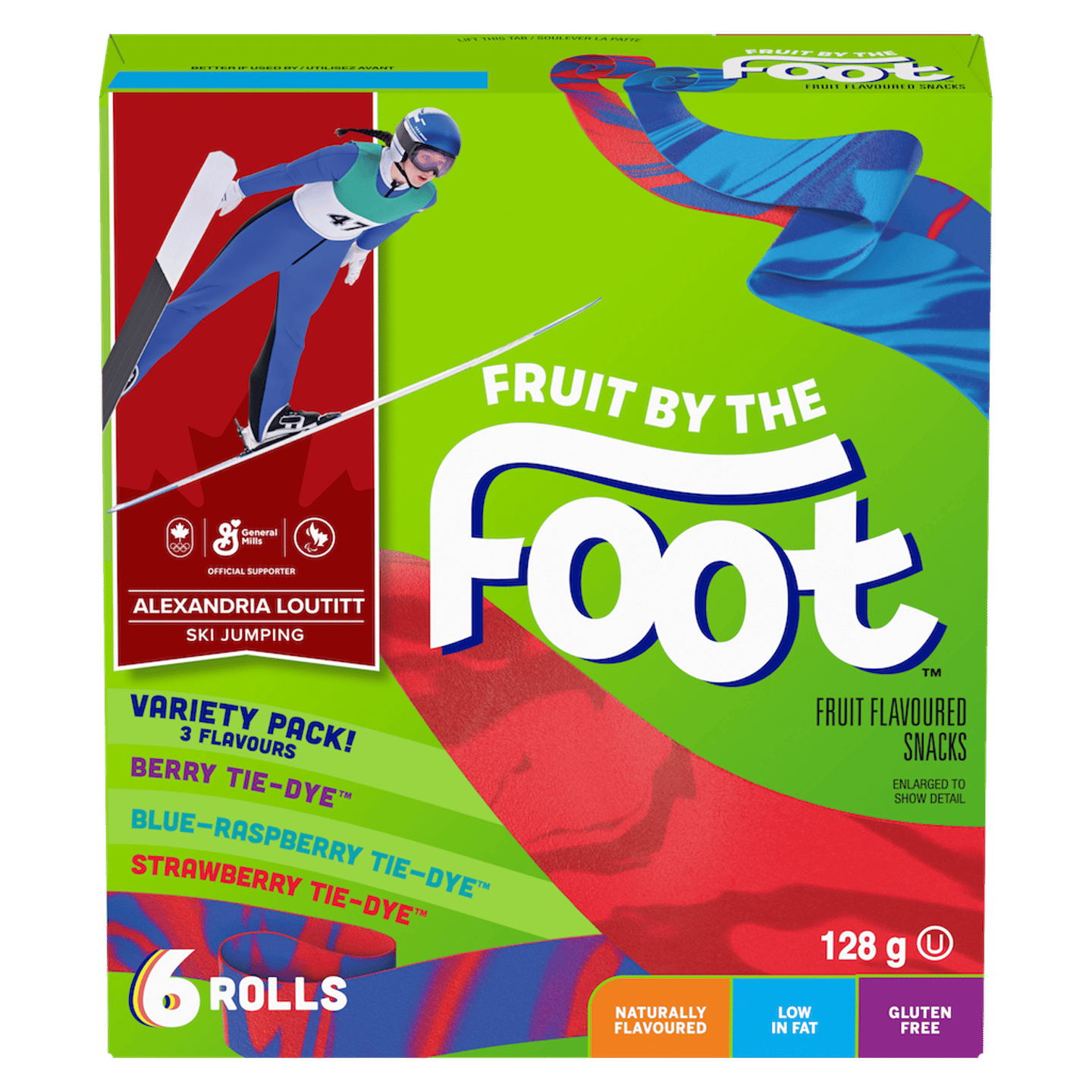 Fruit by the Foot Olympic 2026 packaging 