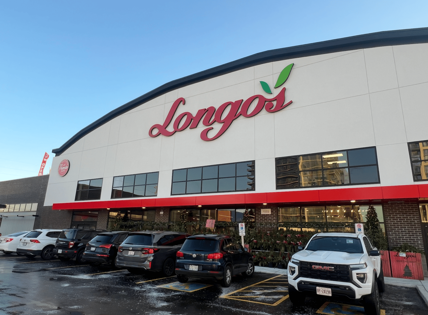 Longo's Etobicoke storefront on opening day