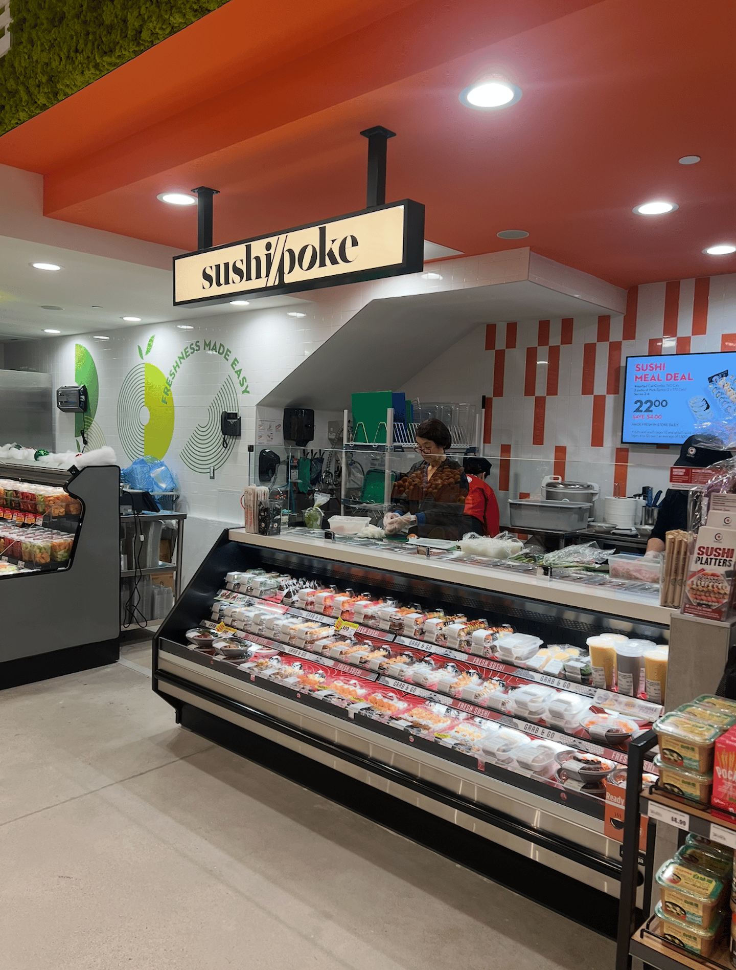 Longo's Queensway sushi poke station