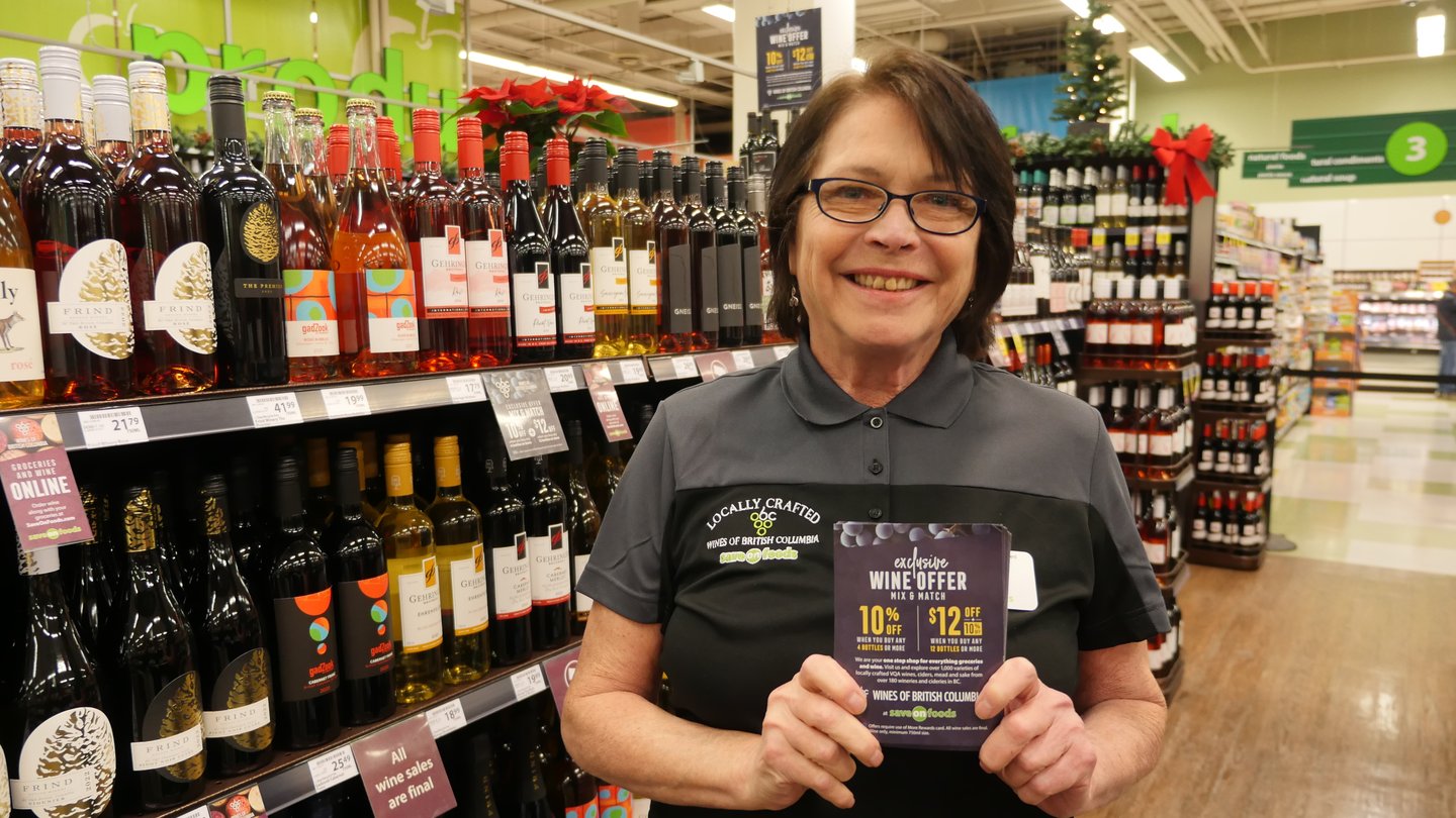 Cambie St. wine department advisor, Lorna Williams