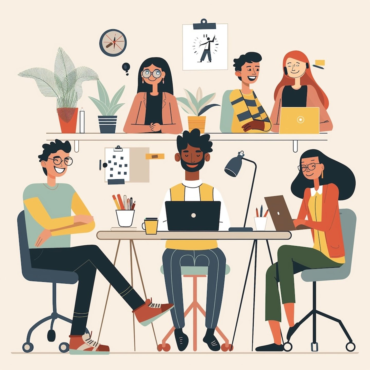 Generation Z graphic working