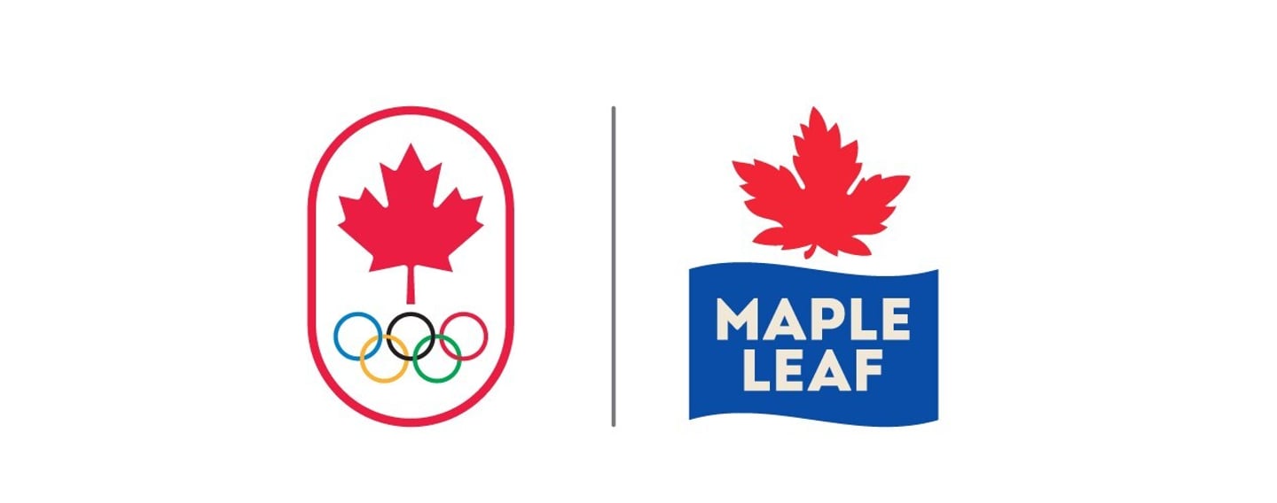 Maple Leaf Foods and Team Canada logos