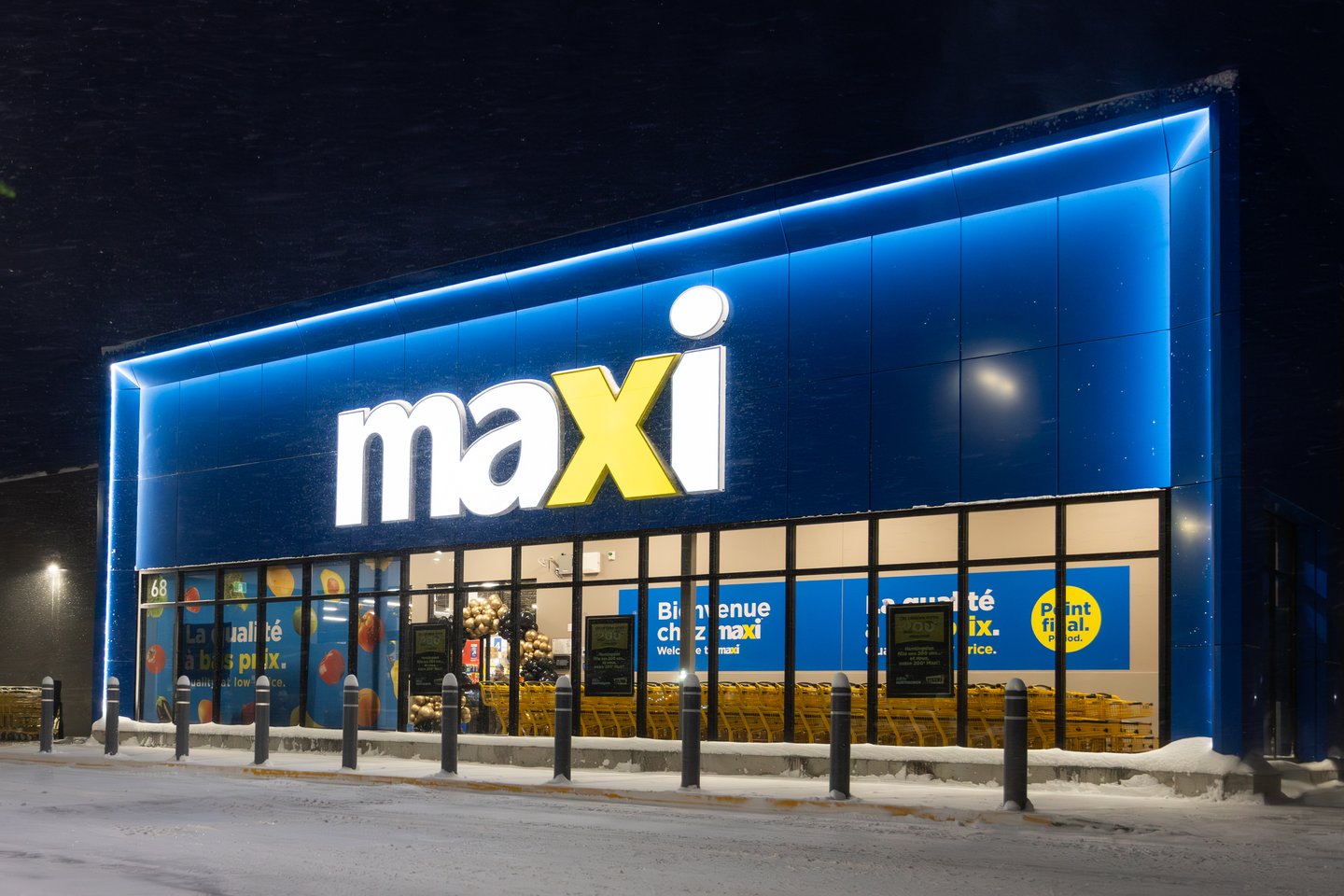 Maxi Huntingdon, Que. location