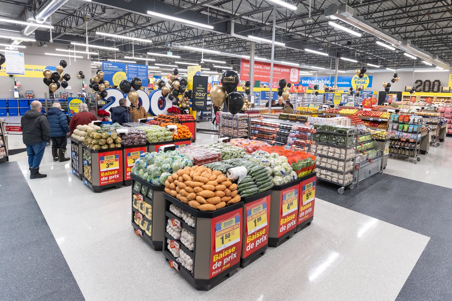 Produce section Maxi Huntingdon