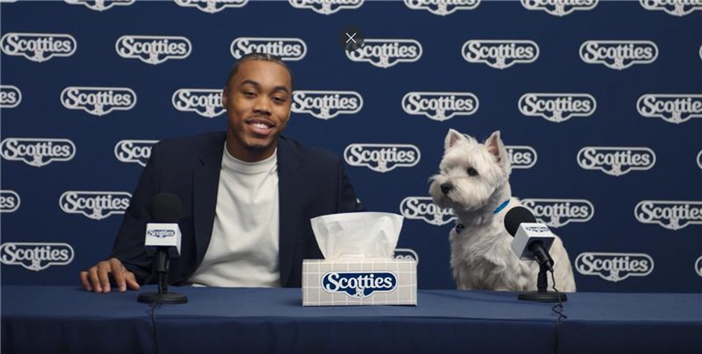 NBA forward Scottie Barnes teams up with Scotties facial tissue