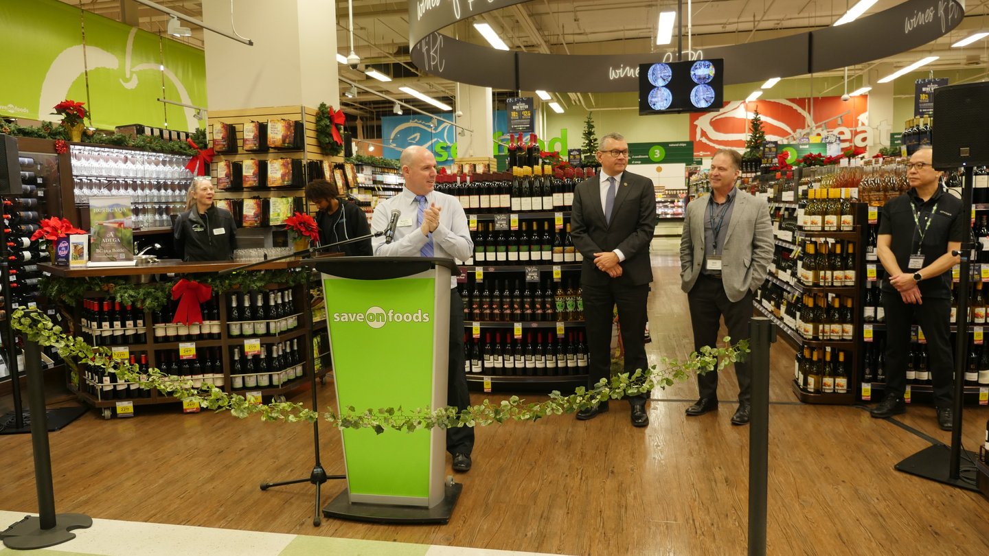 Opening remarks by Kevin Smith, store manager, Save-On-Foods Cambie