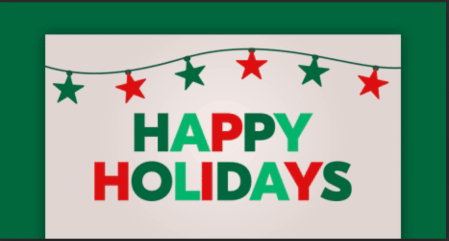 An example of a Star of Christmas holiday card