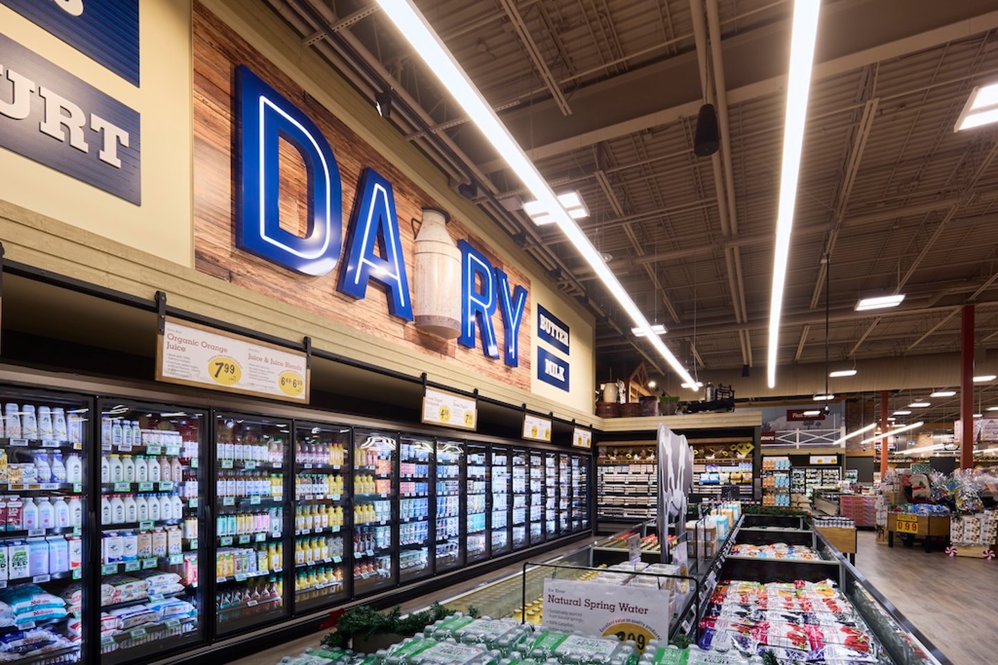 Dairy department in Farm Boy's Kanata location 