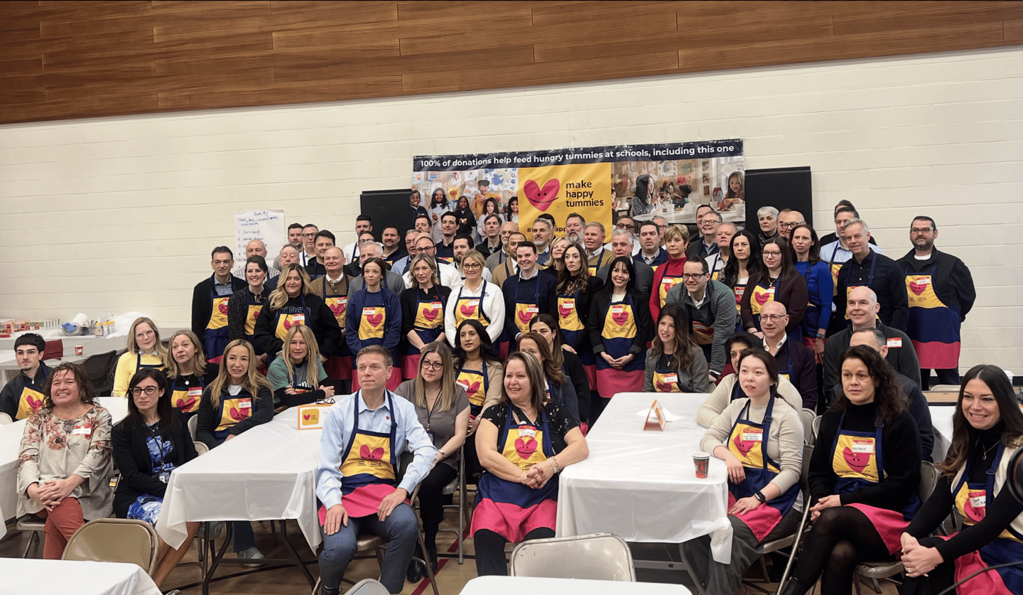 Make Happy Tummies Toronto breakfast group photo 2026