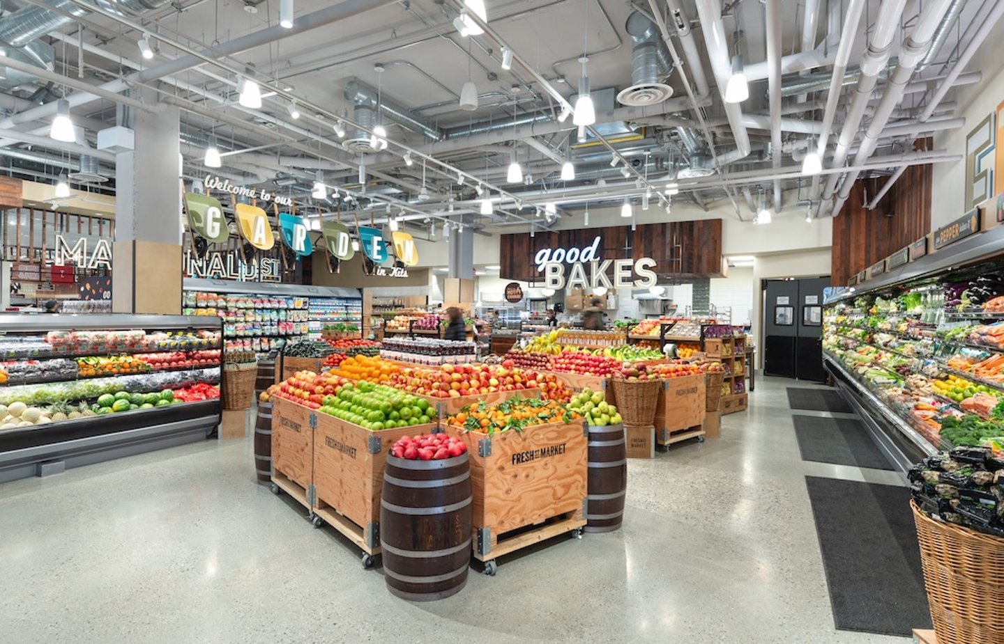 Produce section at Fresh St. Market's Kitsilano store