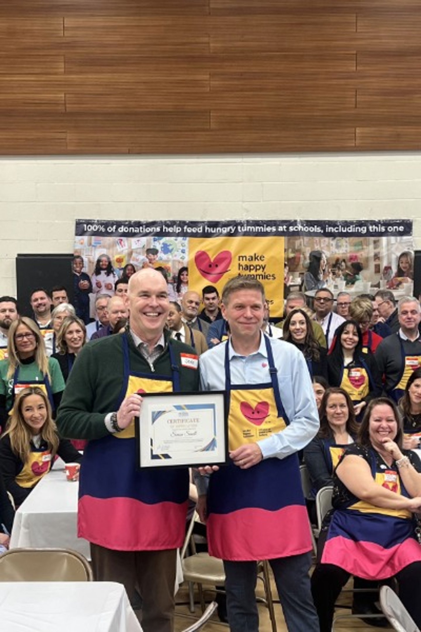 John Wujakek and Simon Small, Make Happy Tummies breakfast Toronto