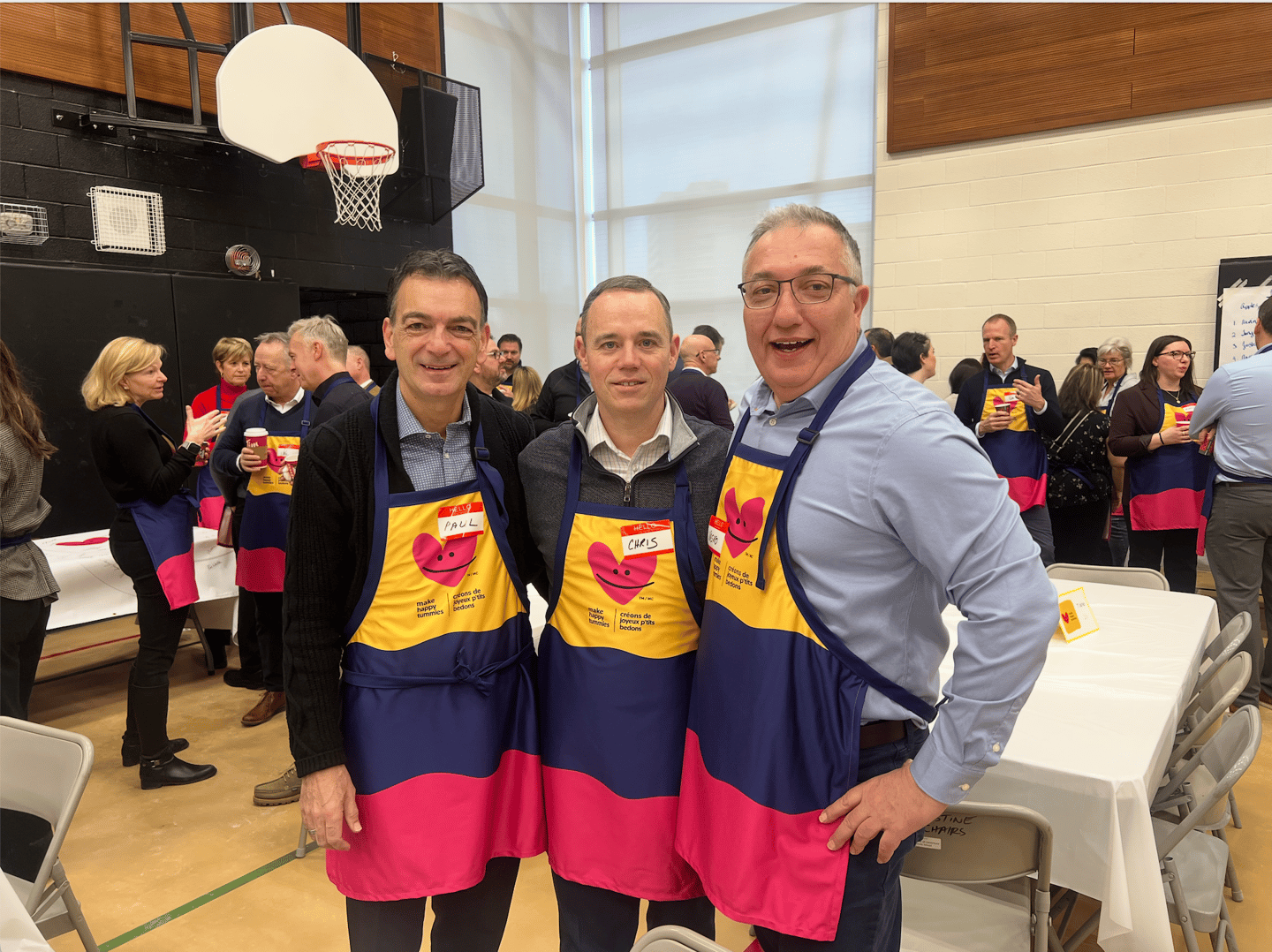 METRO AND MAPLE LODGE Paul Grossi, Chris MacDonald, Vasko Vivdinovski Make Happy Tummies breakfast Toronto