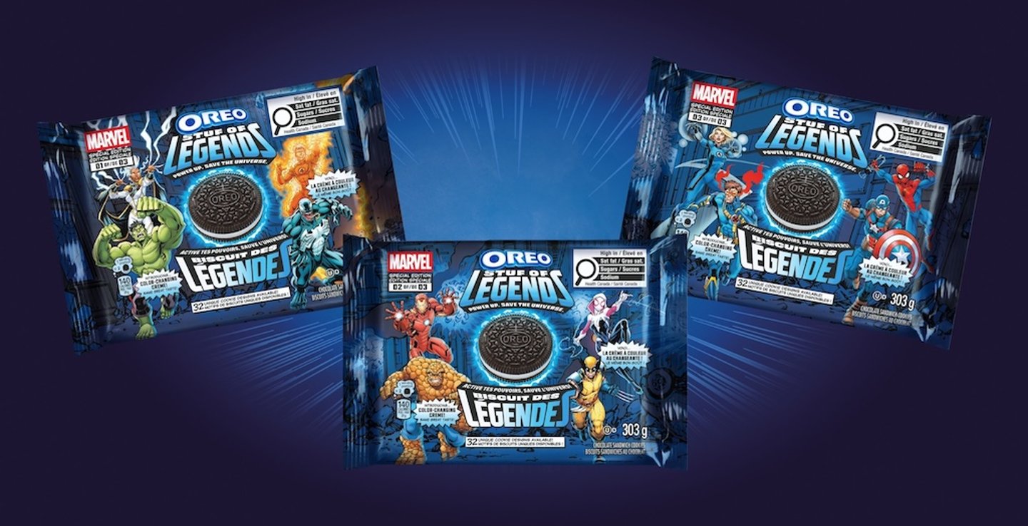 Mondelez Oreo Marvel cookie collaboration