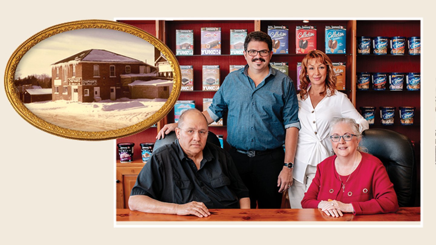 All in the family. The Chapman’s: David, Ashley (COO), his wife Lesya (director of marketing and communications) and Penny (president)