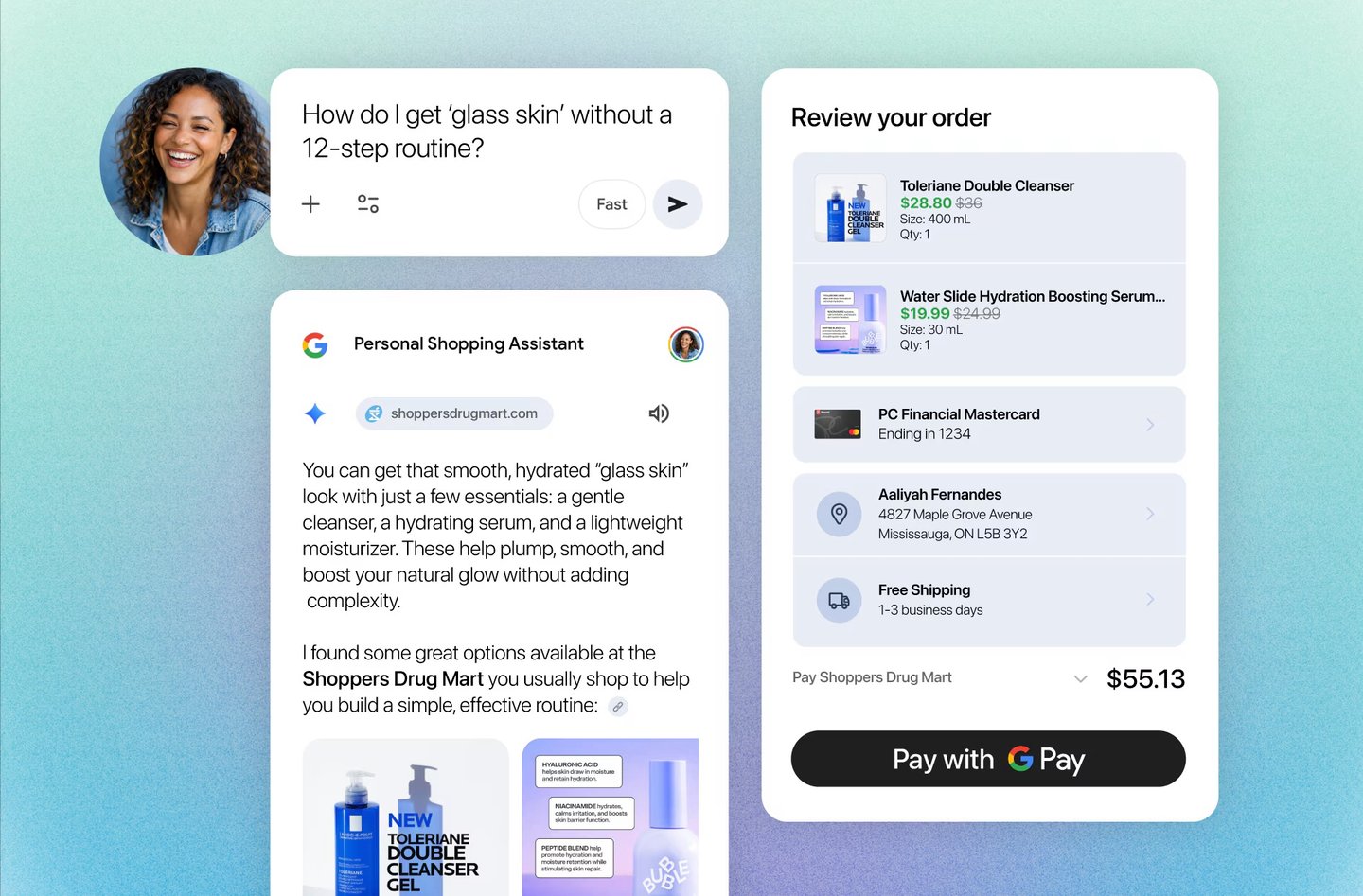 Loblaw Google Gemini AI ordering example