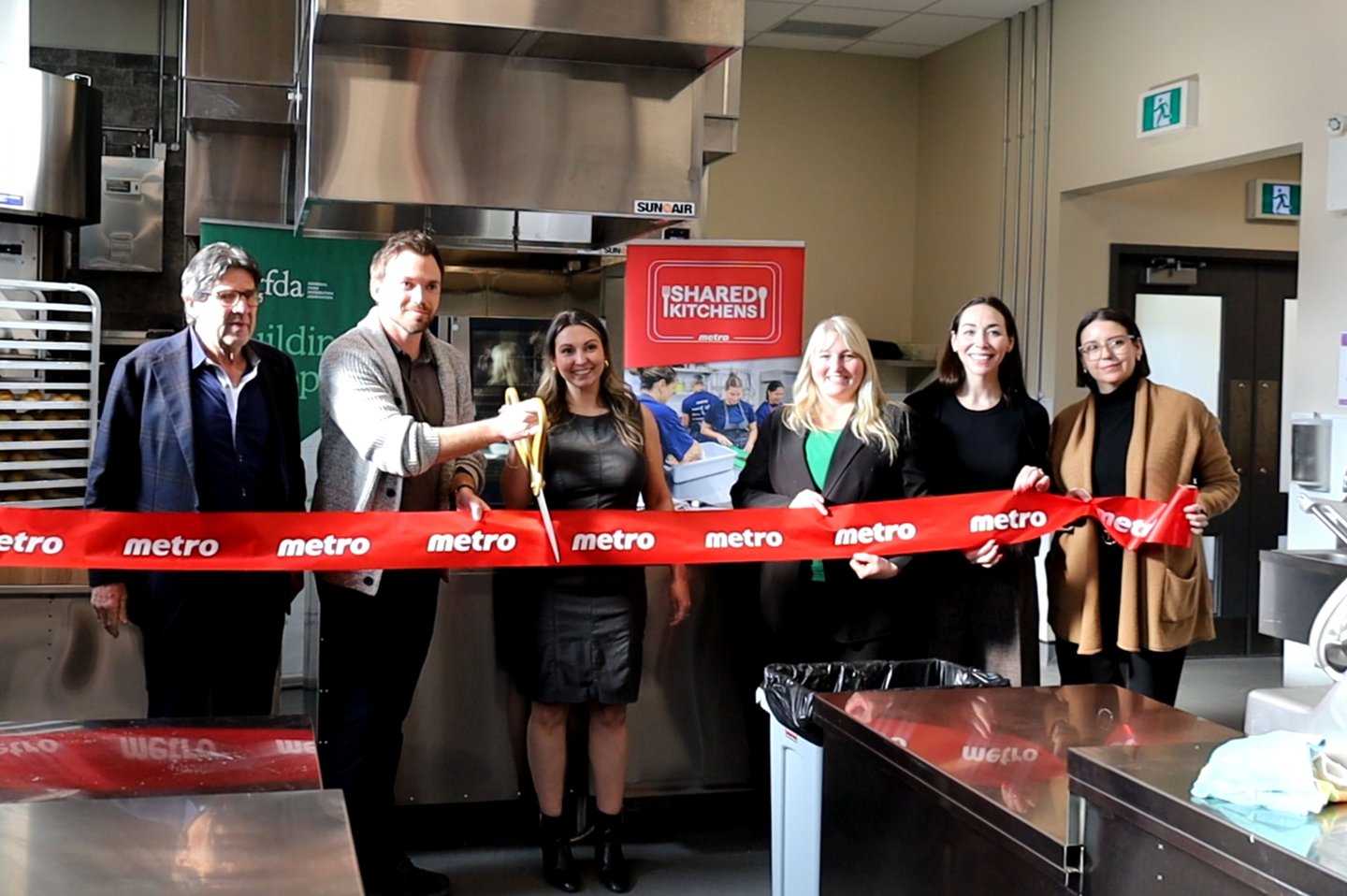 Metro Shared Kitchen ribbon cutting ceremony in Thunder Bay Ontario