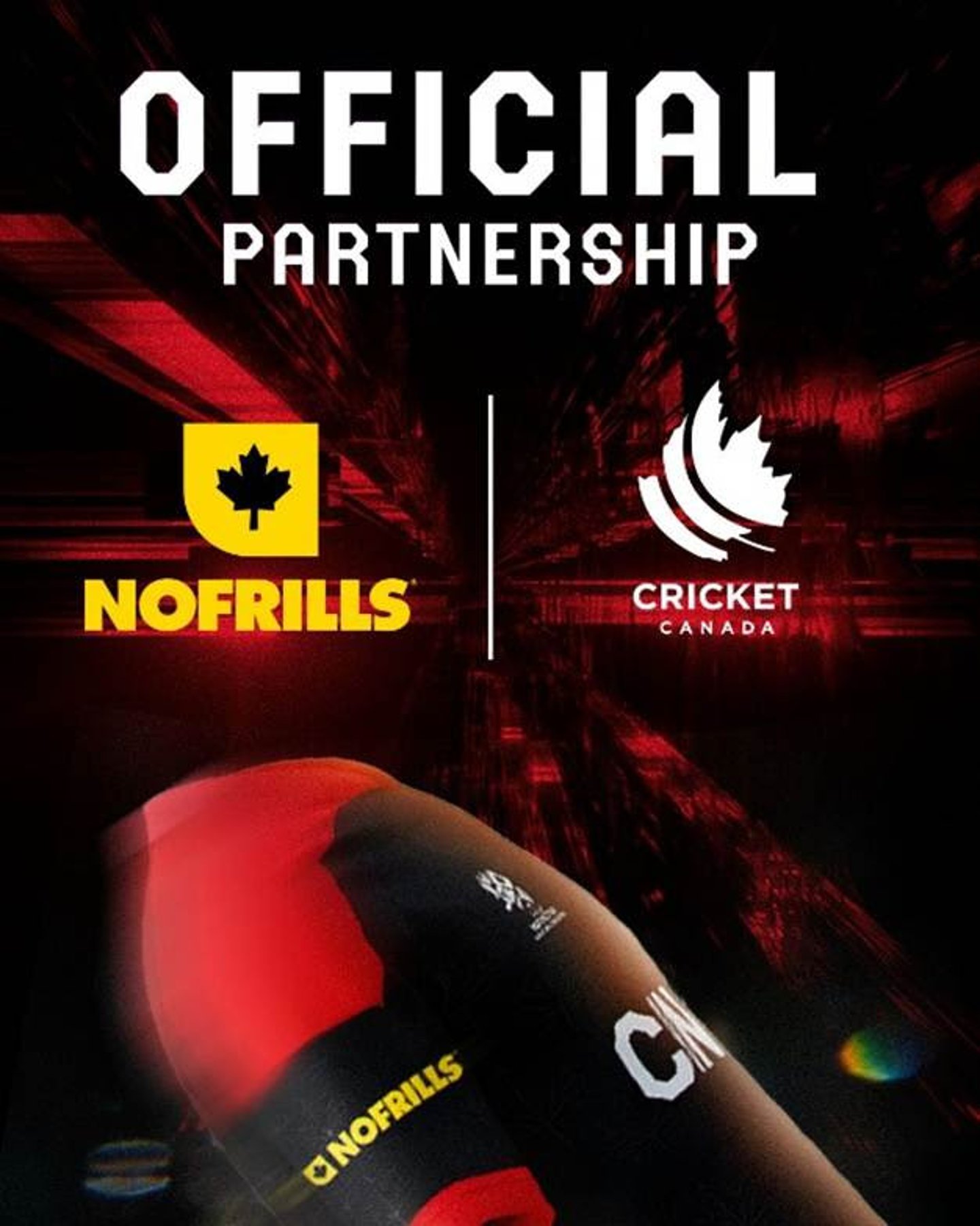 No Frills Cricket in Canada jersey logo sponsorship 2026