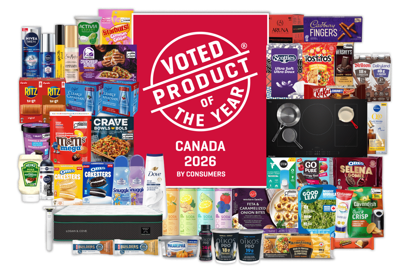 Product of the Year Winner images of winning brands and logo 
