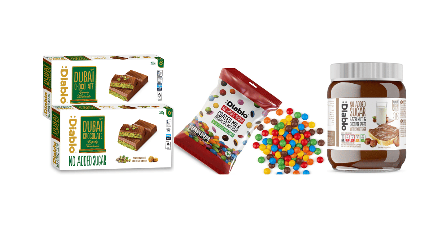 Diablo Sugar Free products