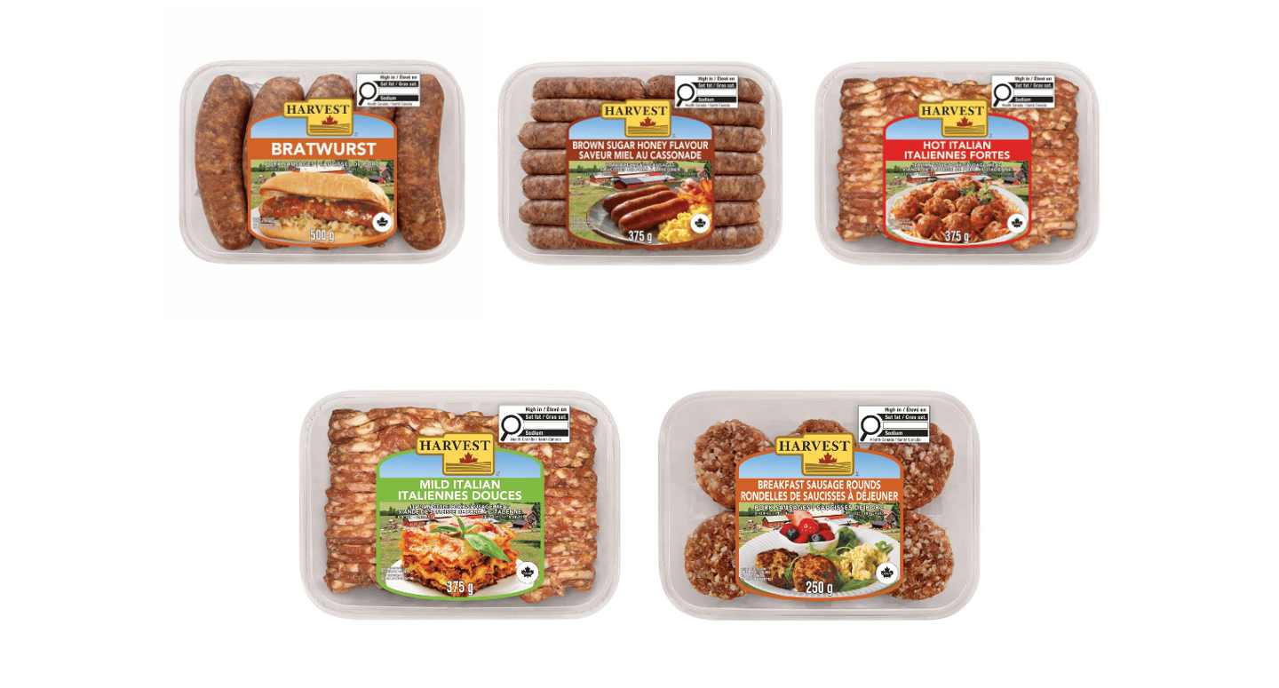 Select Harvest Meats fresh sausage products