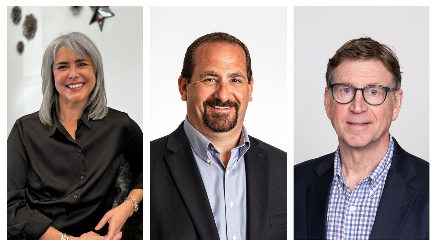 Lauren Redman, Rudy’s Markets; Ron Avery, Calgary Co-op; Brad Fletcher, The Village Grocer