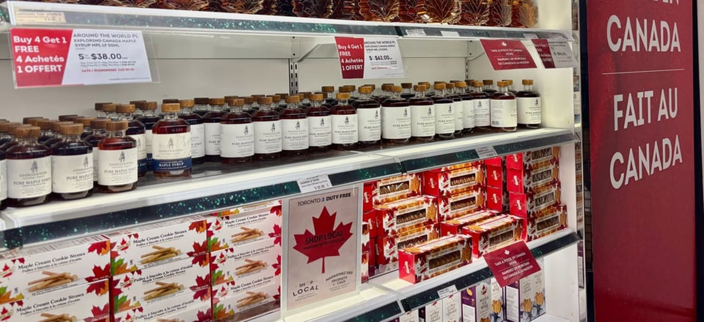 Buy Canada on-shelf signage