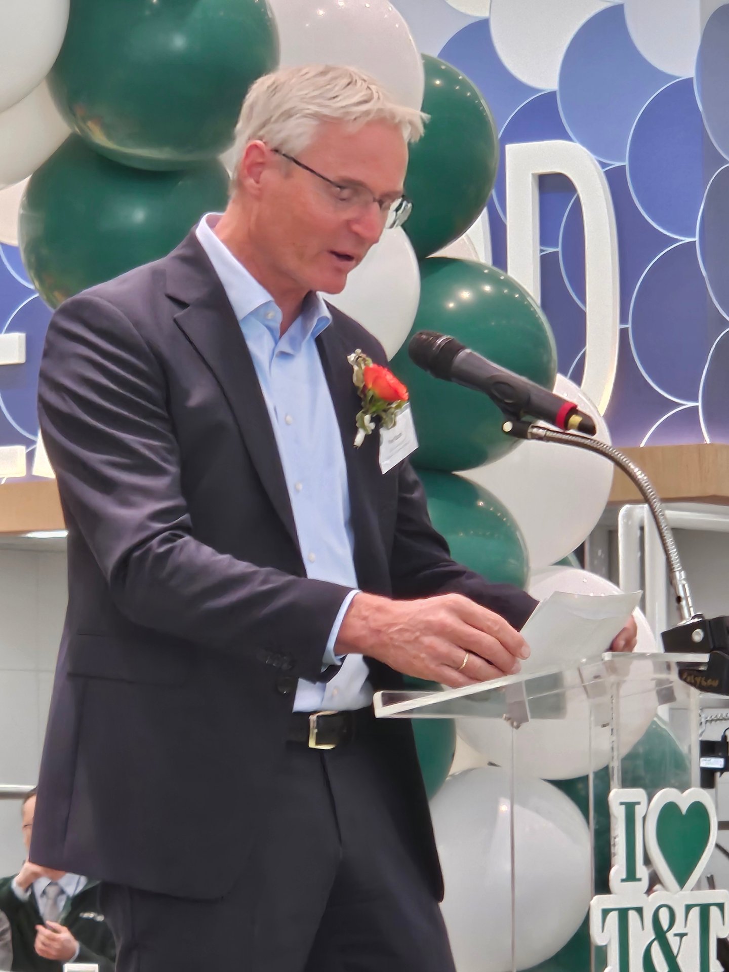 Per Bank at opening of T&T Erin Mills