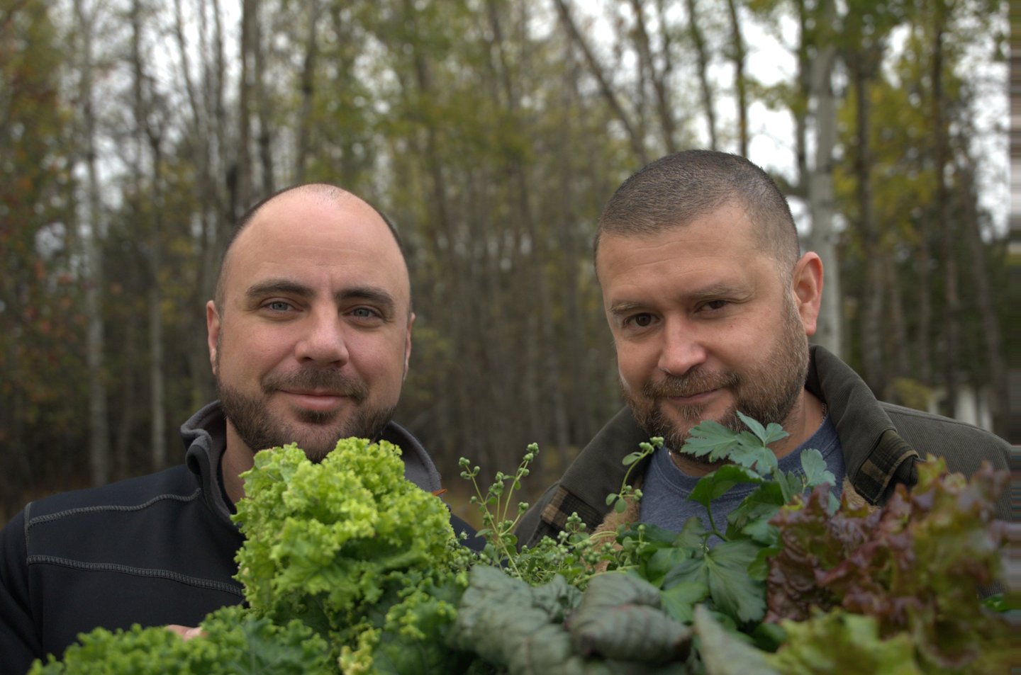 Ben Feagin (left) and Fabian Velez of AgriTech North