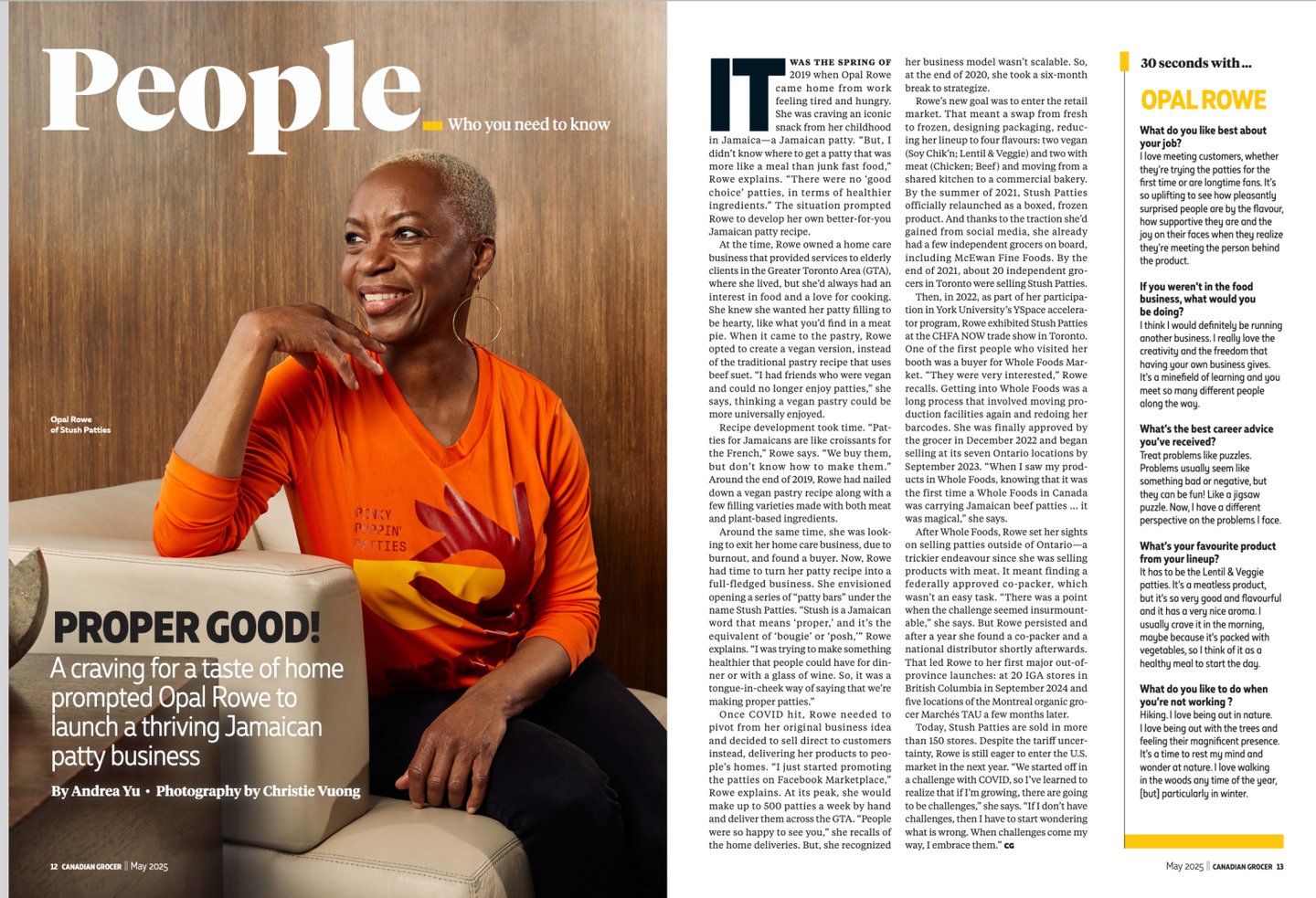 canadian grocer People feature may 2025