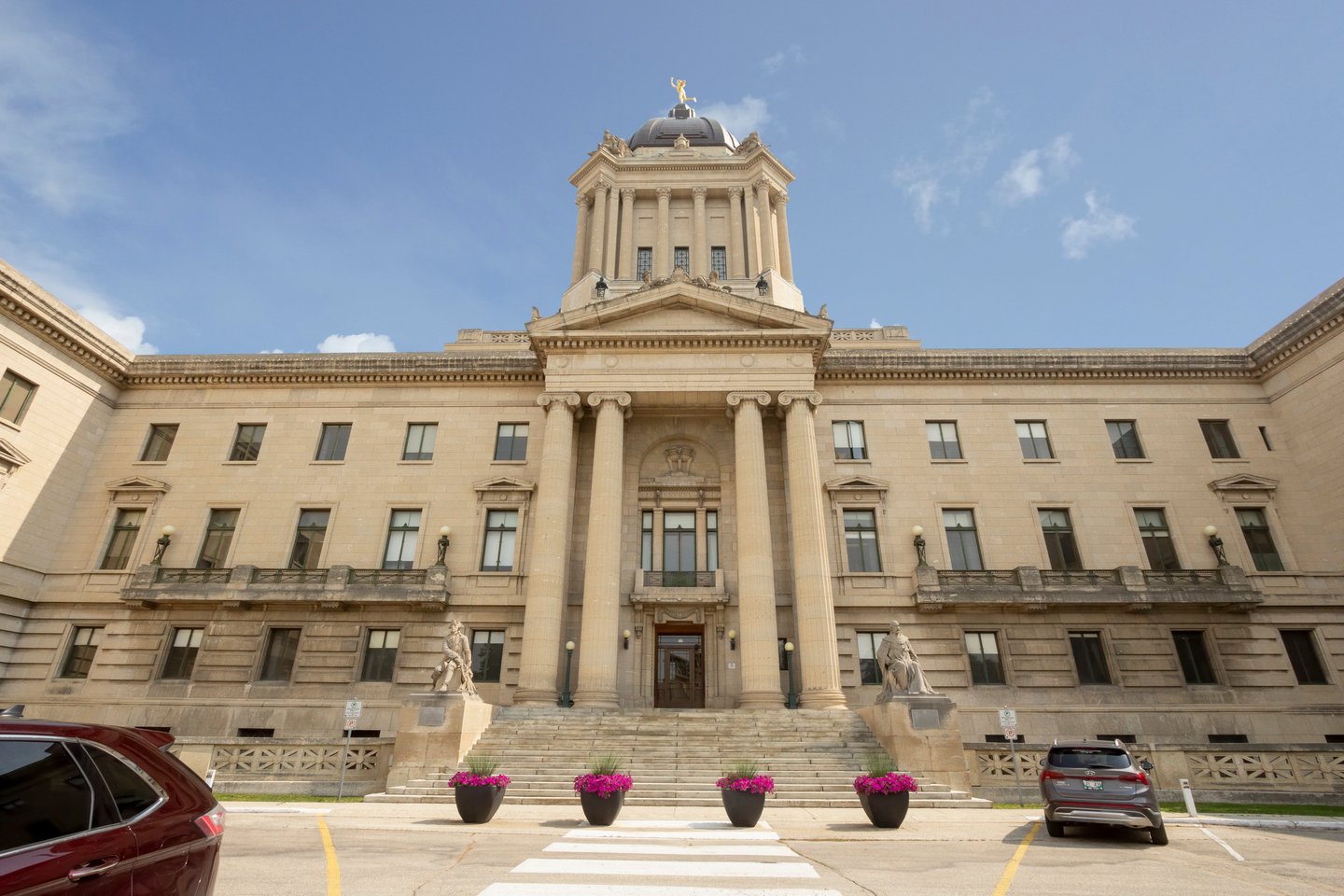 The Manitoba Legislative Building in Winnipeg.