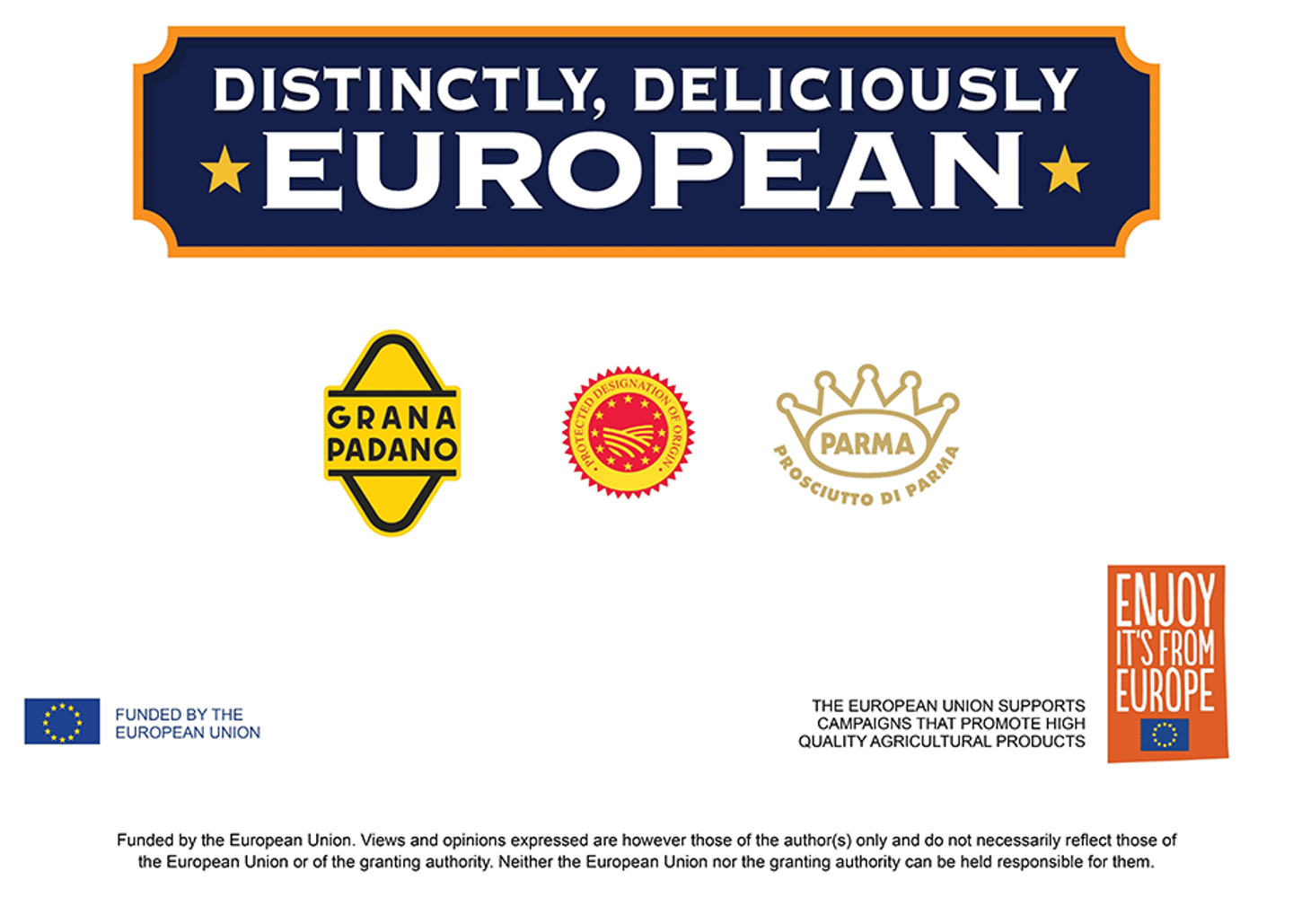 Distinctly, Deliciously European Footer