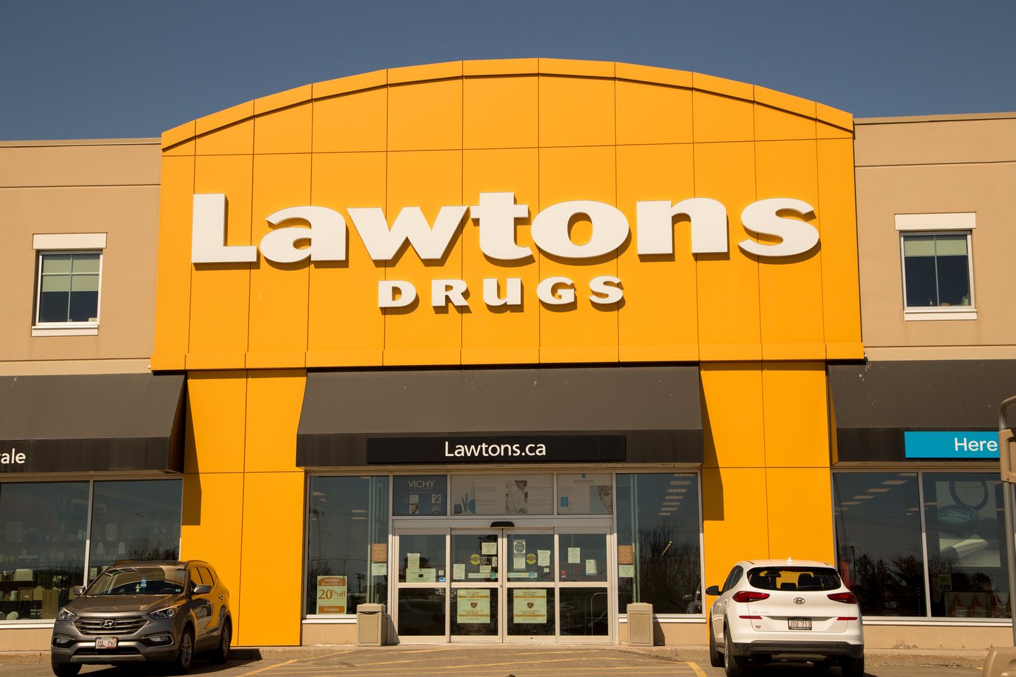 Exterior of a Lawtons in Moncton, N.B.