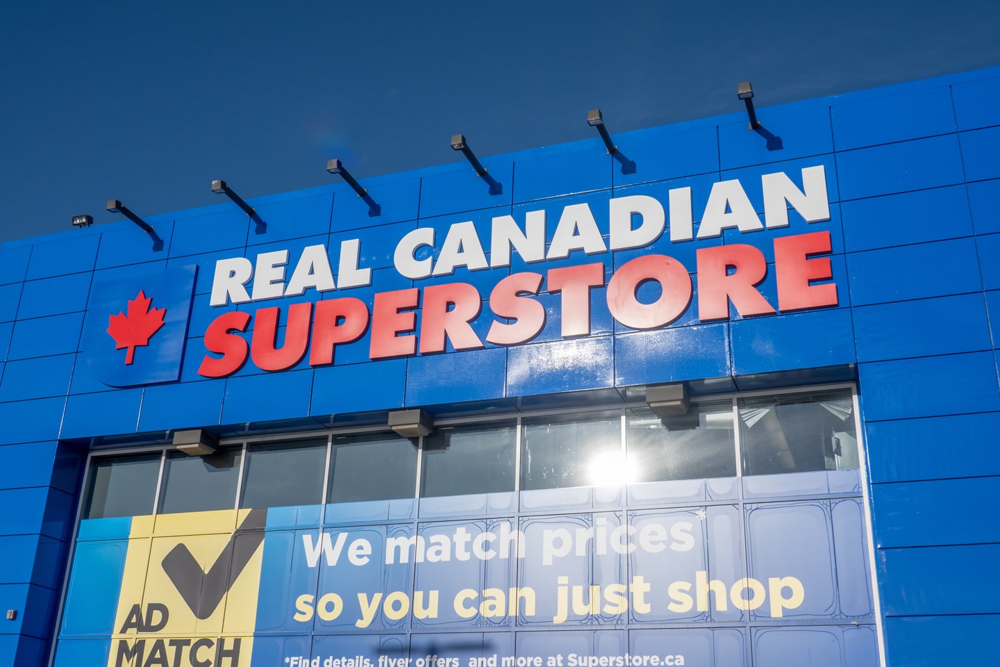 Outside a Real Canadian Superstore in Calgary.