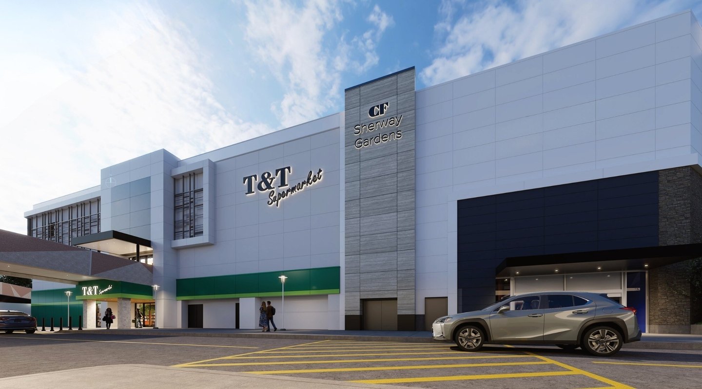 T&T Supermarket CF Sherway Gardens rendering