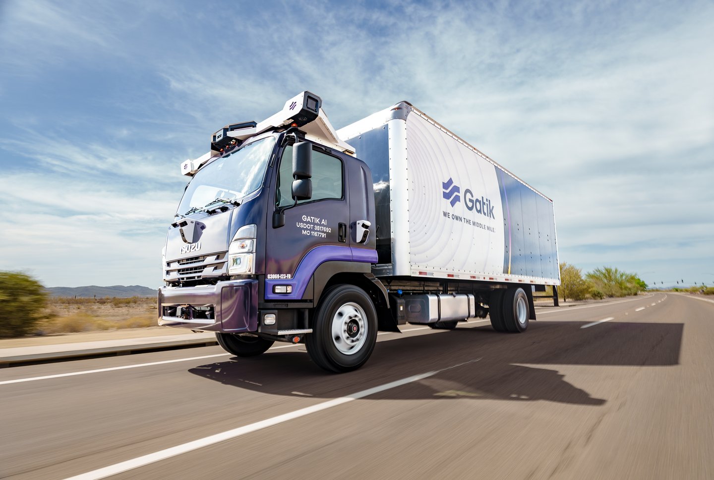gatik driverless trucks