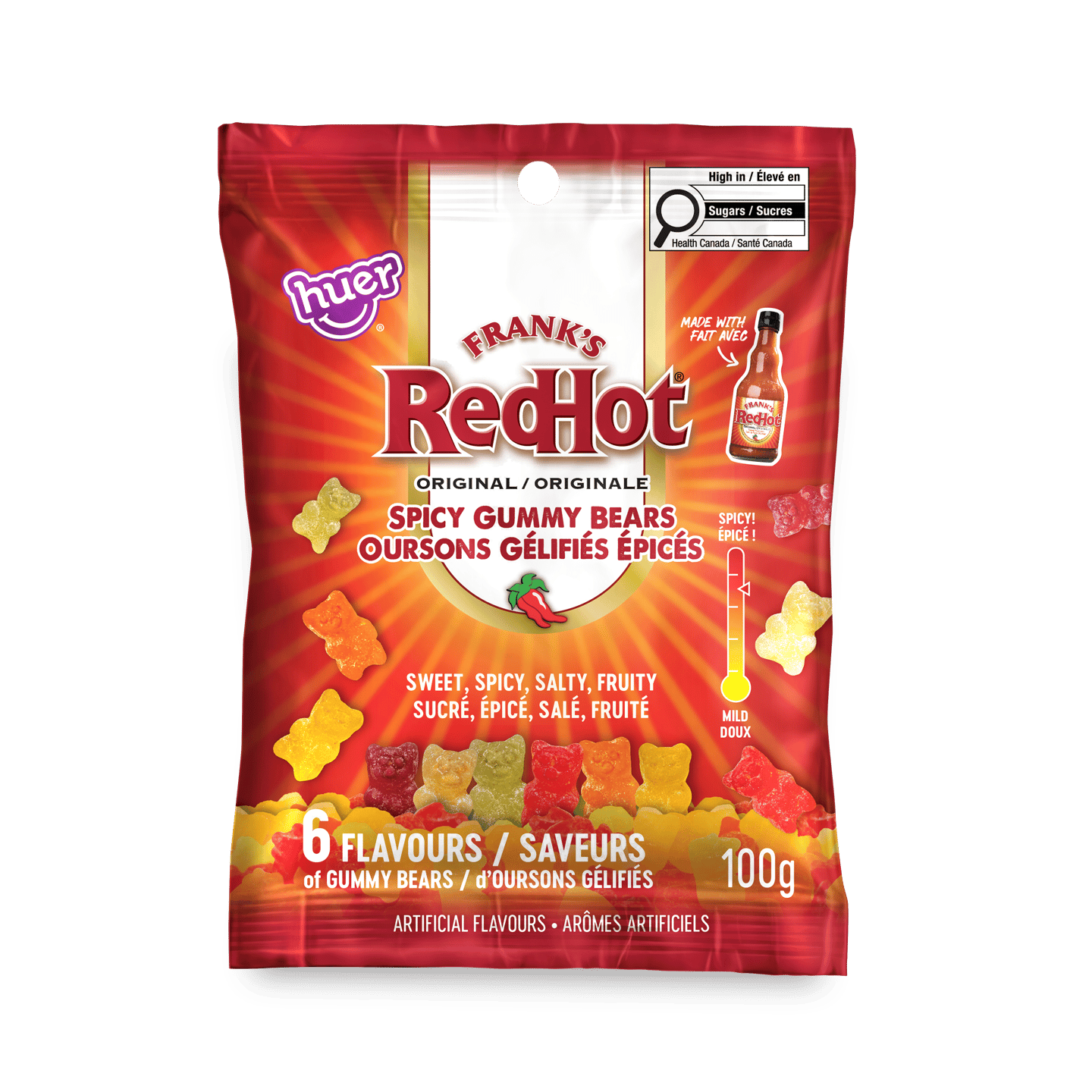Pack of Frank’s RedHot Spicy Gummy Bears
