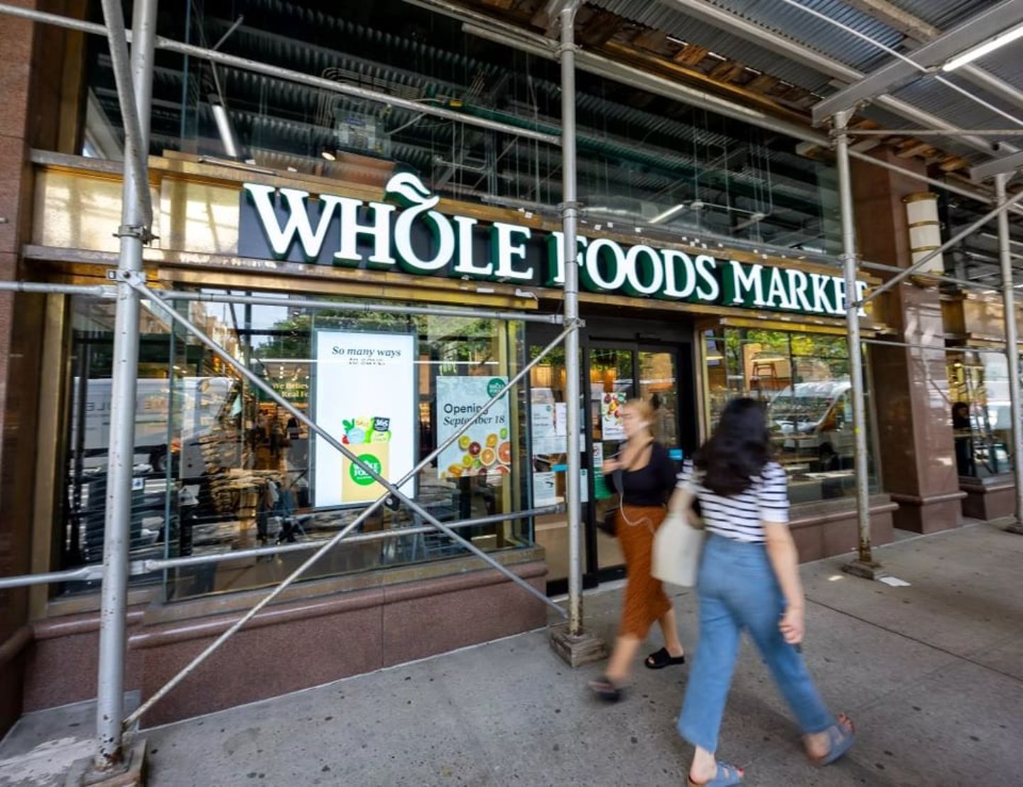 Outside a Whole Foods Market
