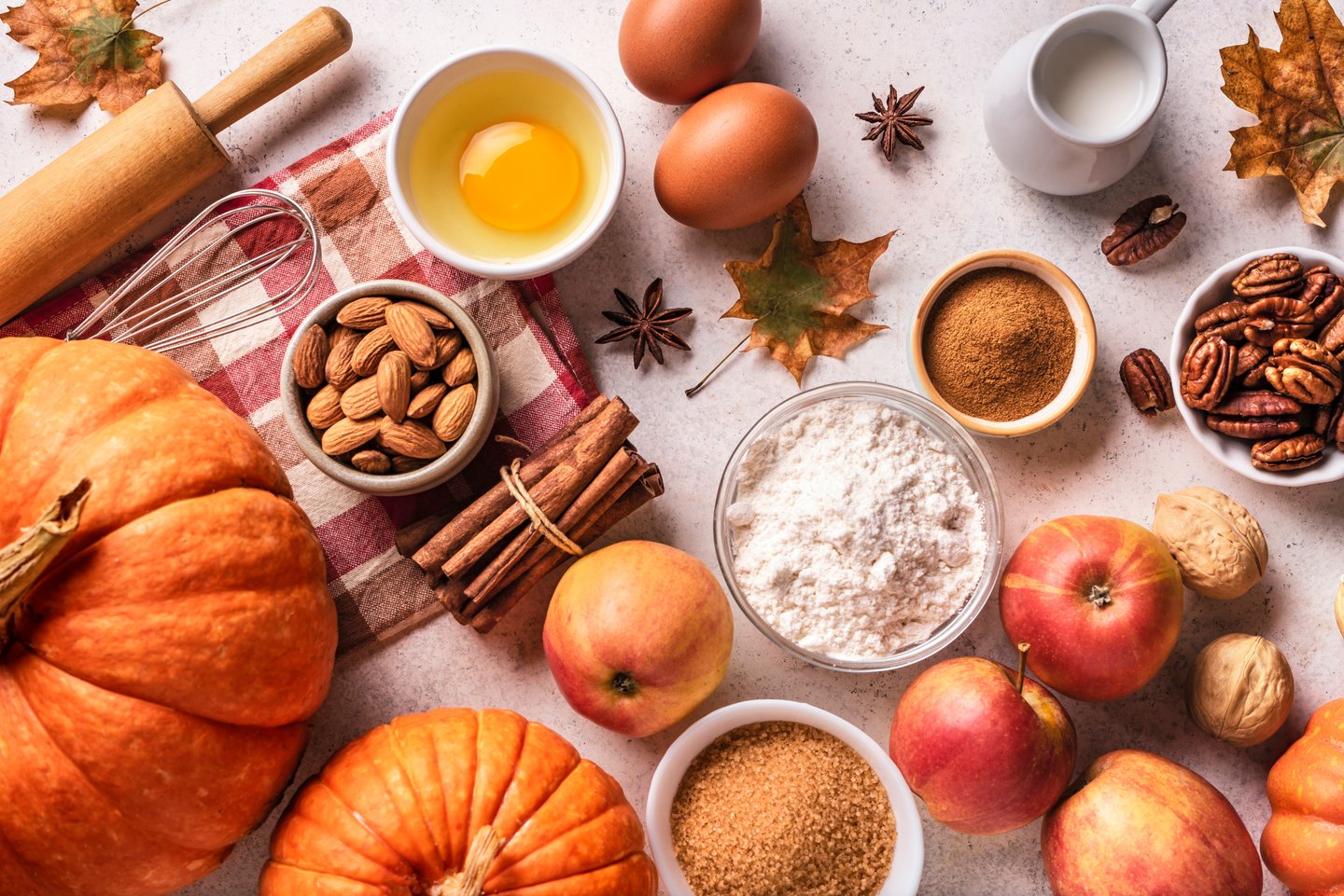 fall baking ingredients
