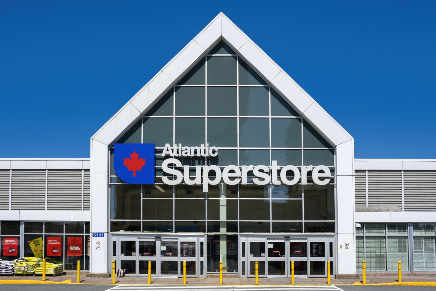 Outside a Real Atlantic Superstore in Halifax. 