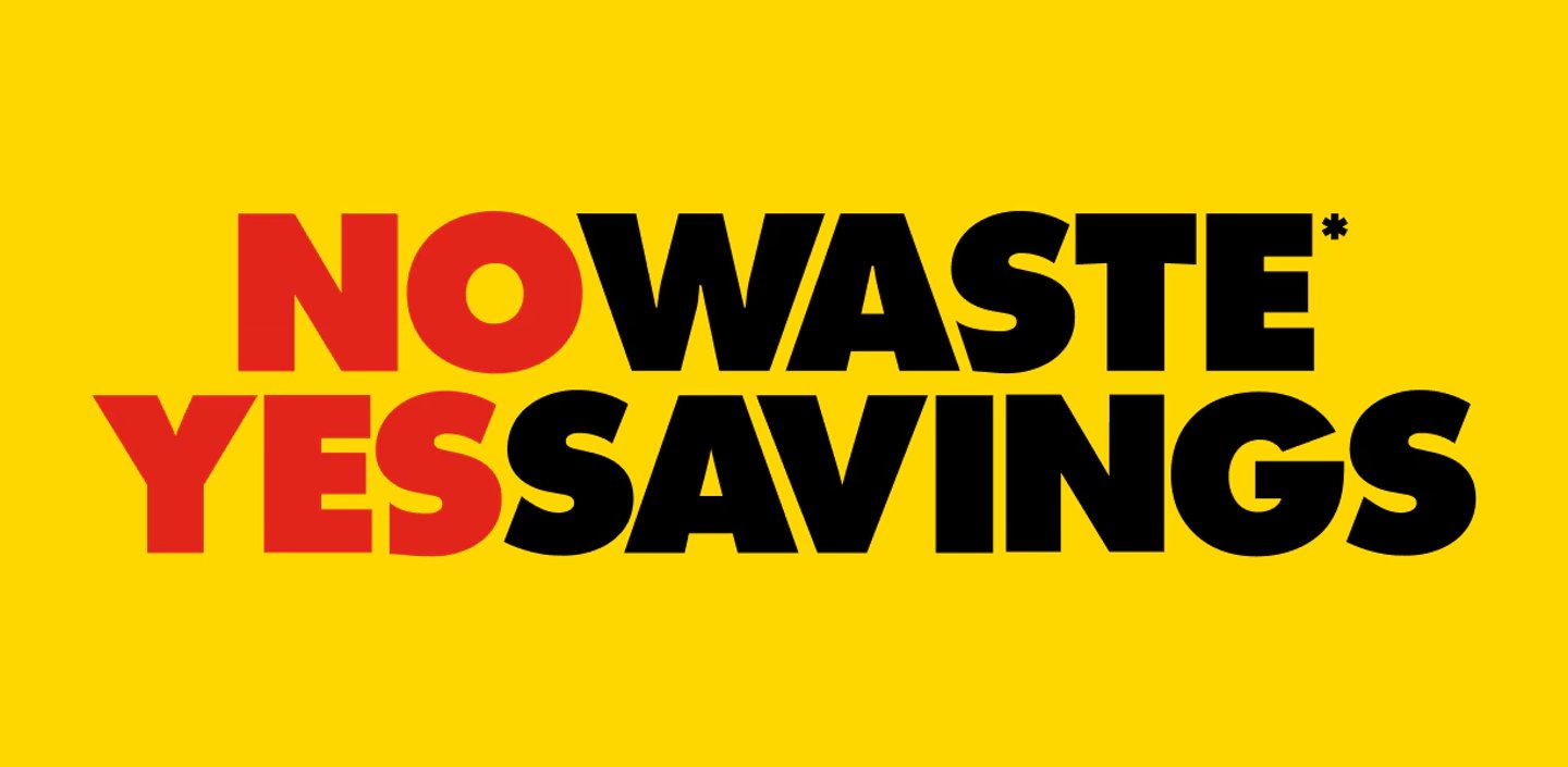 no frills no waste yes savings