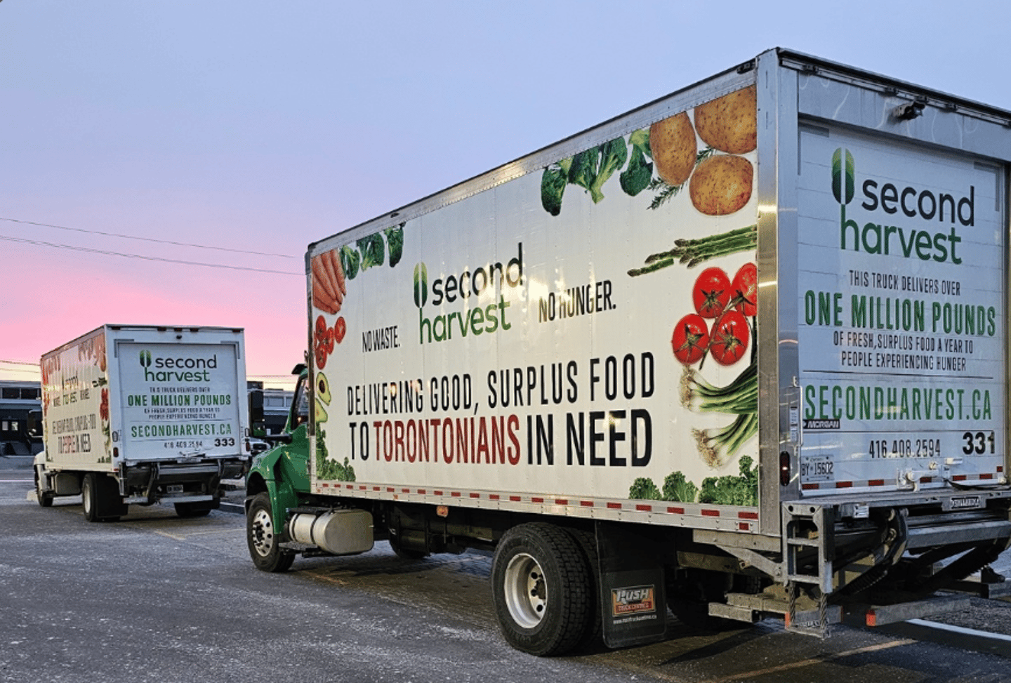 second harvest trucks